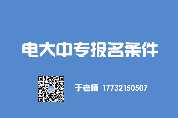 本科毕业能报名电大中专吗？